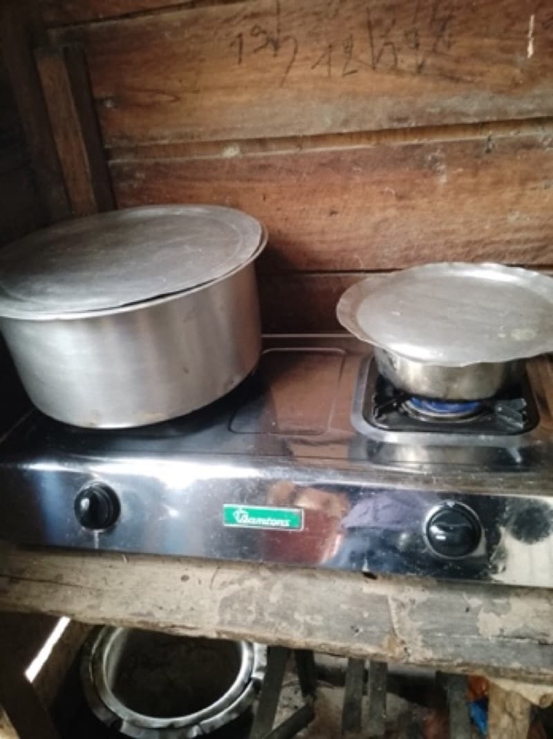 Cuisson avec le biogaz produit par biodigesteur