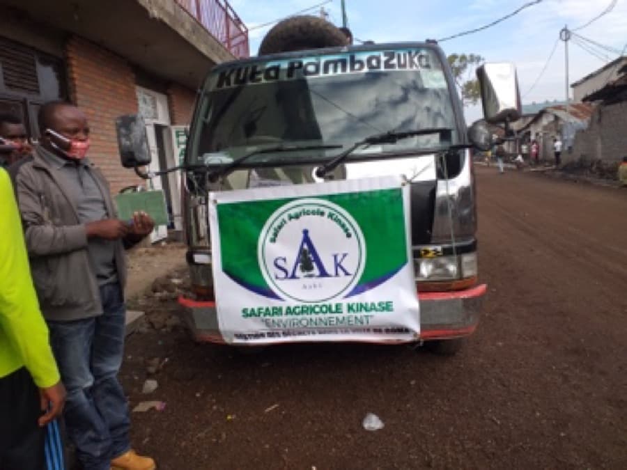 Transport des déchets ménagers dans la ville de Goma